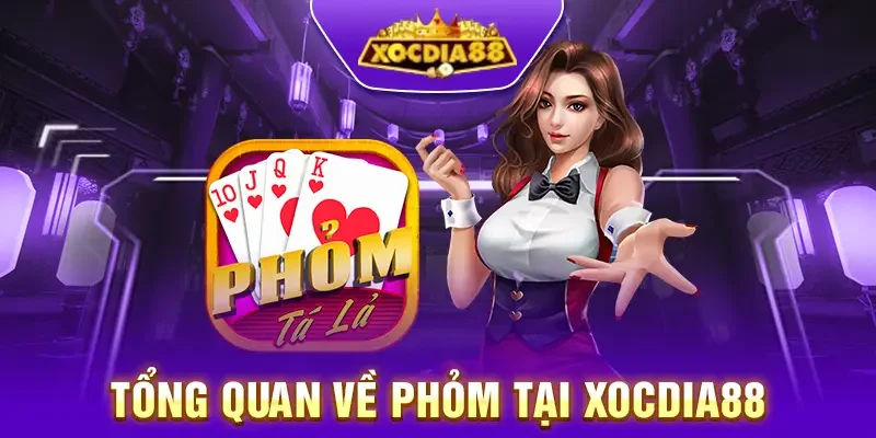 Tổng quan game bài phỏm tại Xocdia88
