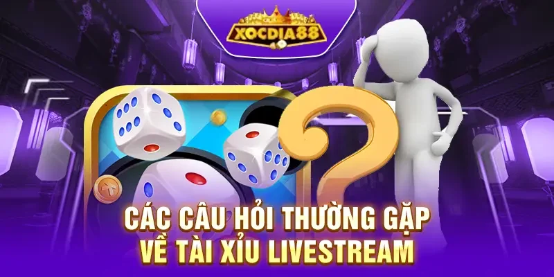 Các câu hỏi thường gặp khi tham gia tài xỉu livestream
